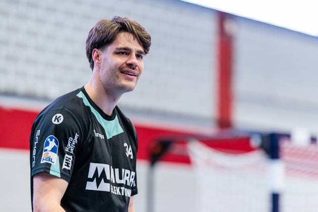Lukas Rauh (HC Oppenweiler Backnang, 34) GER, TuS N-Luebbecke vs. HC Oppenweiler Backnang, Handball, 2. Bundesliga, 34. Spieltag, Spielzeit 2025 2026, 06.06.2026 GER, TuS N-Luebbecke vs. HC Oppenweiler Backnang, Handball, 2. Bundesliga, 34. Spieltag, Spielzeit 2025 2026, 06.06.2026 Luebbecke Copyright: xEibner-Pressefoto JanxRollingerx EP_JSK
