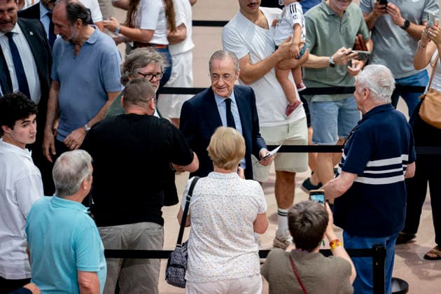June 7, 2026, Valdebebas, Madrid, Spain: Florentino Perez, candidate for the position of President of Real Madrid during the Real MadridÃ¢â‚¬â ¢s presidential election day at Ciudad Deportiva Real Madrid on June 07, 2026 in Valdebebas, Madrid, Spain. Valdebebas Spain - ZUMAa181 20260607_zaa_a181_010 Copyright: xAngelxPerezxMecax