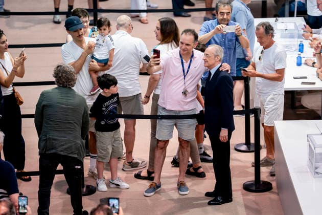 June 7, 2026, Valdebebas, Madrid, Spain: Florentino Perez, candidate for the position of President of Real Madrid during the Real MadridÃ¢â‚¬â ¢s presidential election day at Ciudad Deportiva Real Madrid on June 07, 2026 in Valdebebas, Madrid, Spain. Presidential Election Day At Real Madrid  - ZUMAa181 20260607_zaa_a181_007 Copyright: xAngelxPerezxMecax