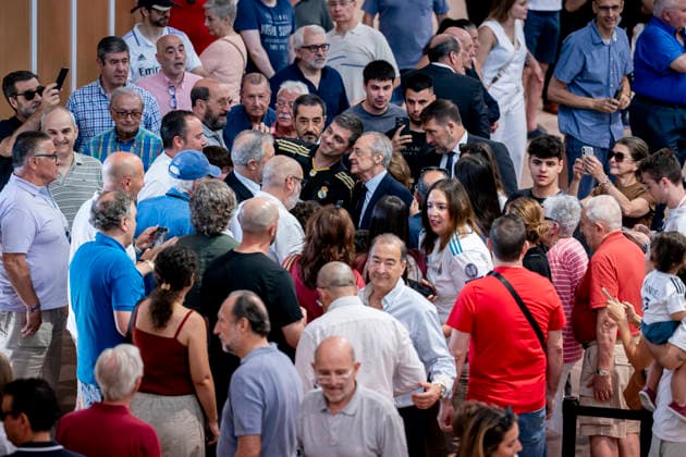 June 7, 2026, Valdebebas, Madrid, Spain: Florentino Perez, candidate for the position of President of Real Madrid during the Real MadridÃ¢â‚¬â ¢s presidential election day at Ciudad Deportiva Real Madrid on June 07, 2026 in Valdebebas, Madrid, Spain. Valdebebas Spain - ZUMAa181 20260607_zaa_a181_012 Copyright: xAngelxPerezxMecax