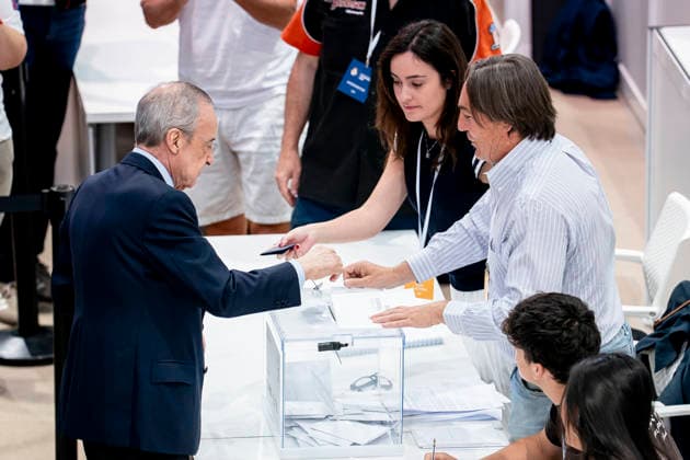 June 7, 2026, Valdebebas, Madrid, Spain: Florentino Perez, candidate for the position of President of Real Madrid during the Real MadridÃ¢â‚¬â ¢s presidential election day at Ciudad Deportiva Real Madrid on June 07, 2026 in Valdebebas, Madrid, Spain. Presidential Election Day At Real Madrid  - ZUMAa181 20260607_zaa_a181_013 Copyright: xAngelxPerezxMecax