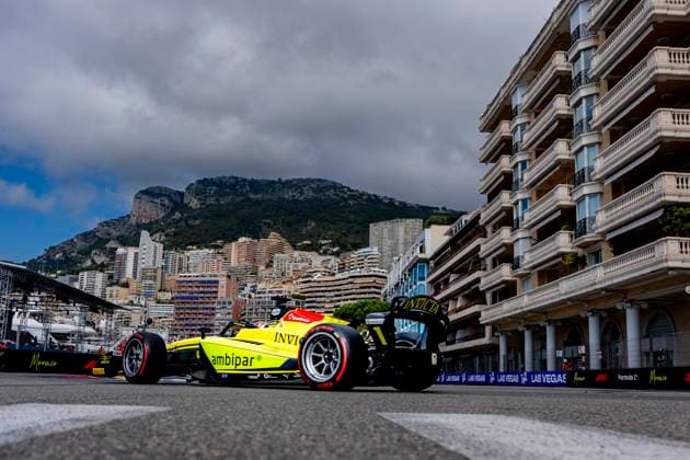 MONACO - Invicta Racing Formula 2 driver Rafael Camara during the Formula 2 Monaco Grand Prix on the Monaco Street Circuit on June 6, 2026 in Monaco, Monaco. (Photo by DeFodi Images) -