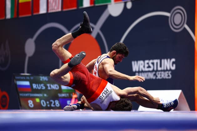 World Ranking Series Ulaanbaatar Open 57kg FS - Musa Mekhtikhanov (RUS) df. Sumit Sumit (IND)