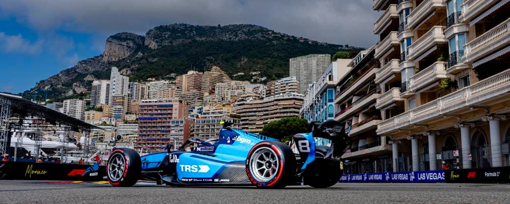 MONACO - DAMS Formula 2 driver Roman Bilinski during the Formula 2 Monaco Grand Prix on the Monaco Street Circuit on June 6, 2026 in Monaco, Monaco. (Photo by DeFodi Images) -