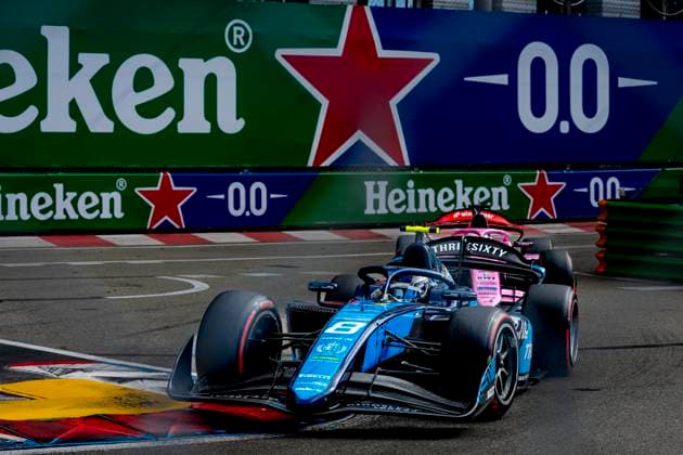 MONACO - DAMS Formula 2 driver Roman Bilinski during the Formula 2 Monaco Grand Prix on the Monaco Street Circuit on June 6, 2026 in Monaco, Monaco. (Photo by DeFodi Images) -