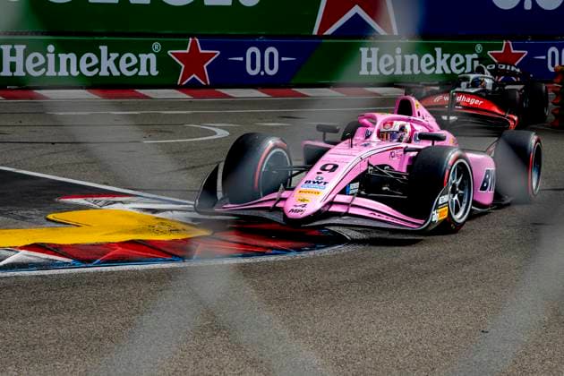MONACO - Formula 2 driver Gabriele Mini of MP Motorsport during the Formula 2 Monaco Grand Prix on the Monaco Street Circuit on June 6, 2026 in Monaco, Monaco. (Photo by DeFodi Images) -