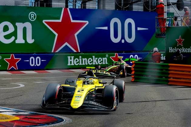 MONACO - Invicta Racing Formula 2 driver Joshua Durksen during the Formula 2 Monaco Grand Prix on the Monaco Street Circuit on June 6, 2026 in Monaco, Monaco. (Photo by DeFodi Images) -