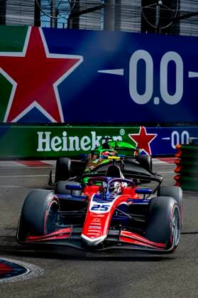 MONACO - Trident Formula 2 driver John Bennett during the Formula 2 Monaco Grand Prix on the Monaco Street Circuit on June 6, 2026 in Monaco, Monaco. (Photo by DeFodi Images) -