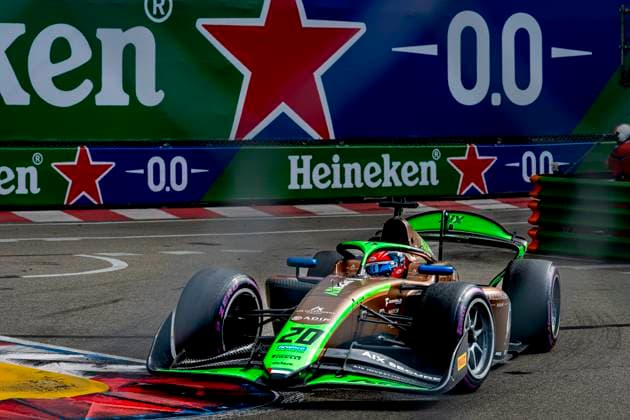 MONACO - Formula 2 driver Emerson Fittipaldi Jr. of PHM Racing during the Formula 2 Monaco Grand Prix on the Monaco Street Circuit on June 6, 2026 in Monaco, Monaco. (Photo by DeFodi Images) -