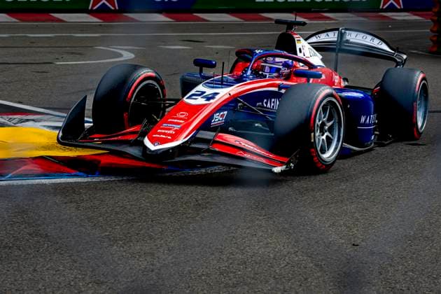 MONACO - Trident Formula 2 driver Laurens van Hoepen during the Formula 2 Monaco Grand Prix on the Monaco Street Circuit on June 6, 2026 in Monaco, Monaco. (Photo by DeFodi Images) -