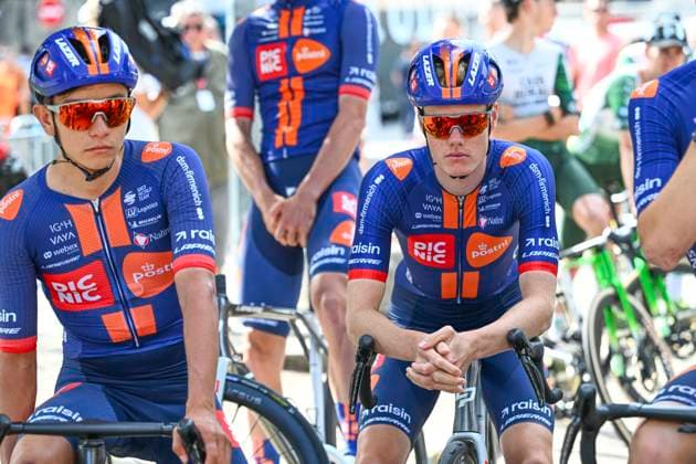 Tour Auvergne - Rhone-Alpes 2026 Stage 1 SAINT-ISMIER, FRANCE - JUNE 07 : Leemreize Gijs (NED) of Team Picnic PostNL before the start of the race during stage 1 of the 78th edition of Tour Auvergne - Rhone-Alpes an UCI World Tour 2.UWT cycling road race stage for Men Elite of 146.2 km with start in Vizille and finish in Saint-Ismier on June 7, 2026 in Saint-Ismier, France, 07 06 2026 ( Motordriver Guy De Vuyst - Saint-Ismier France  Copyright: xVincentxKalutx