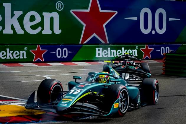 MONACO - Prema Powerteam Formula 2 driver Mari Boya during the Formula 2 Monaco Grand Prix on the Monaco Street Circuit on June 6, 2026 in Monaco, Monaco. (Photo by DeFodi Images) -
