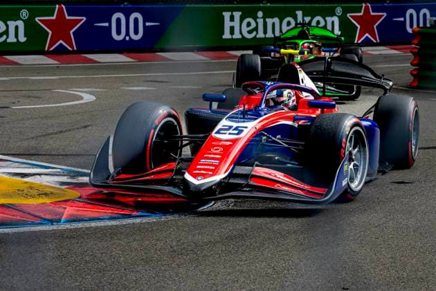 MONACO - Trident Formula 2 driver John Bennett during the Formula 2 Monaco Grand Prix on the Monaco Street Circuit on June 6, 2026 in Monaco, Monaco. (Photo by DeFodi Images) -