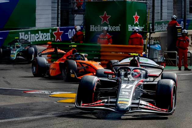MONACO - ART Grand Prix Formula 2 driver Tasanapol Inthraphuvasak during the Monaco Formula 2 Grand Prix at the Monaco Street Circuit on June 6, 2026 in Monaco, Monaco. (Photo by DeFodi Images) -