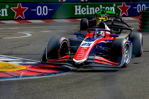 MONACO - Trident Formula 2 driver John Bennett during the Formula 2 Monaco Grand Prix on the Monaco Street Circuit on June 6, 2026 in Monaco, Monaco. (Photo by DeFodi Images) -