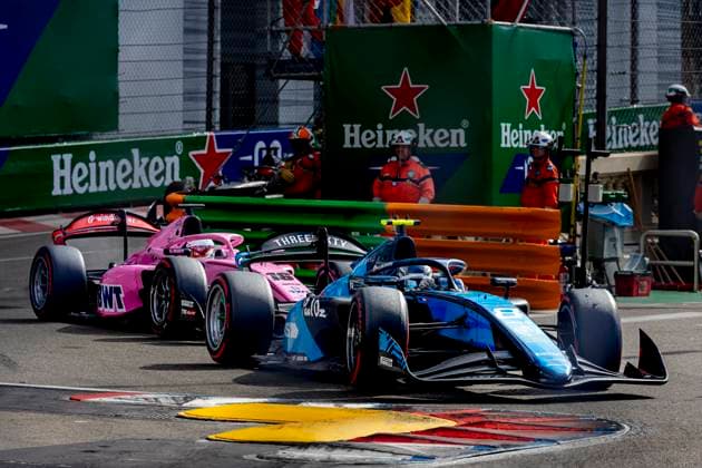 MONACO - DAMS Formula 2 driver Roman Bilinski during the Formula 2 Monaco Grand Prix on the Monaco Street Circuit on June 6, 2026 in Monaco, Monaco. (Photo by DeFodi Images) -