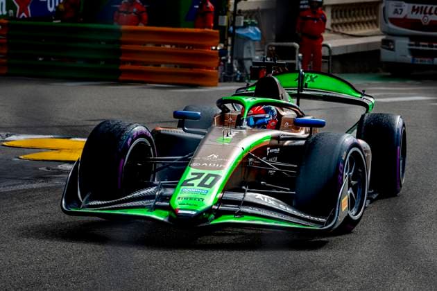 MONACO - Formula 2 driver Emerson Fittipaldi Jr. of PHM Racing during the Formula 2 Monaco Grand Prix on the Monaco Street Circuit on June 6, 2026 in Monaco, Monaco. (Photo by DeFodi Images) -
