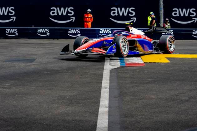 MONACO - Trident Formula 2 driver John Bennett during the Formula 2 Monaco Grand Prix on the Monaco Street Circuit on June 6, 2026 in Monaco, Monaco. (Photo by DeFodi Images) -