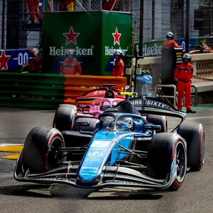 MONACO - DAMS Formula 2 driver Roman Bilinski during the Formula 2 Monaco Grand Prix on the Monaco Street Circuit on June 6, 2026 in Monaco, Monaco. (Photo by DeFodi Images) -