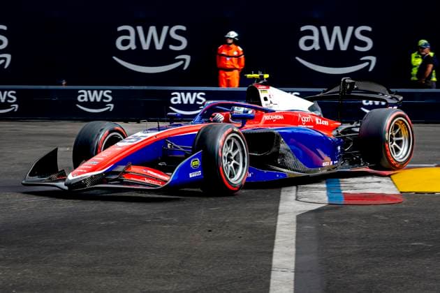 MONACO - Trident Formula 2 driver John Bennett during the Formula 2 Monaco Grand Prix on the Monaco Street Circuit on June 6, 2026 in Monaco, Monaco. (Photo by DeFodi Images) -