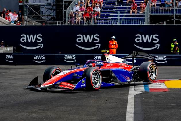 MONACO - Trident Formula 2 driver John Bennett during the Formula 2 Monaco Grand Prix on the Monaco Street Circuit on June 6, 2026 in Monaco, Monaco. (Photo by DeFodi Images) -