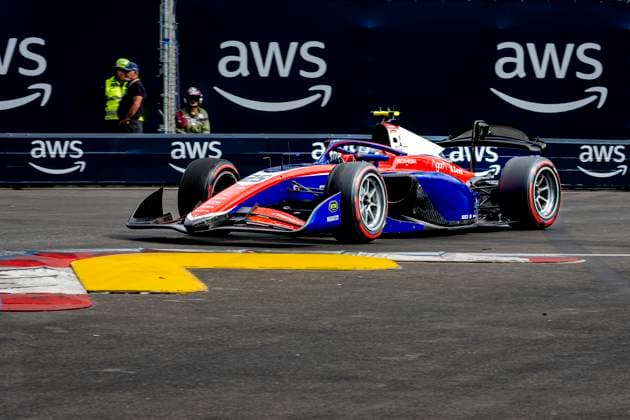 MONACO - Trident Formula 2 driver John Bennett during the Formula 2 Monaco Grand Prix on the Monaco Street Circuit on June 6, 2026 in Monaco, Monaco. (Photo by DeFodi Images) -