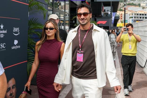 Mats Hummels mit Freundin Nicola Cavanis, Rennen, Grosser Preis von Monaco, Motorsport, Herren, Formel 1, 07.06.2026 Monte Carlo Monaco MCO