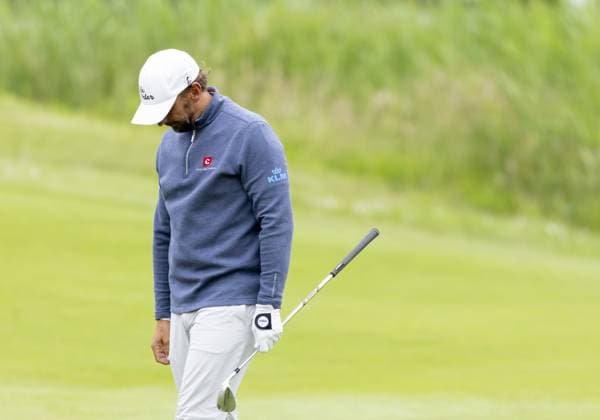 BADHOEVEDORP - Joost Luiten in action on the final day of the KLM Open golf tournament at golf club The International. SANDER KONING ANP xVIxANPxSportx xxANPxIVx 560362305 originalFilename: 560362305.jpg