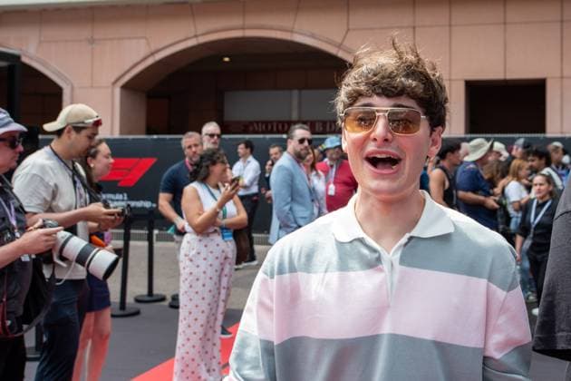 Noah Schnapp, Schauspieler,, Race Day, Grosser Preis von Monaco, Motorsport, Herren, Formel 1, 07.06.2026 Monte Carlo Monaco MCO