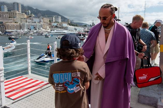 Lewis Hamilton 44, Scuderia Ferrari HP, Race Day, Grosser Preis von Monaco, Motorsport, Herren, Formel 1, 07.06.2026 Monte Carlo Monaco MCO