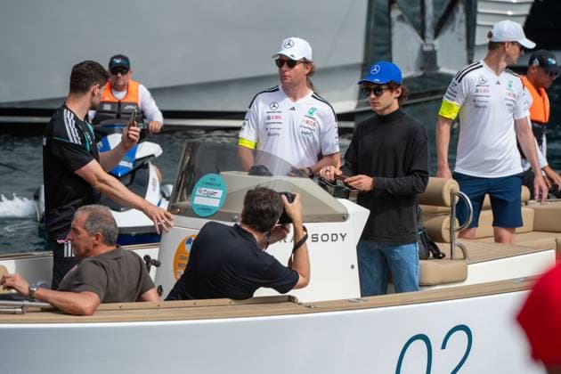 Andrea Kimi Antonelli 12, Mercedes-AMG Petronas F1 Team, Race Day, Grosser Preis von Monaco, Motorsport, Herren, Formel 1, 07.06.2026 Monte Carlo Monaco MCO