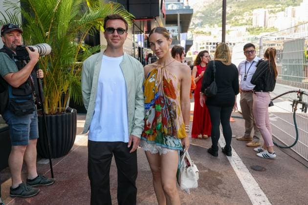 Fussballer Mario Goetze mit seiner Frau Ann-Kathrin Goetze, Rennen, Grosser Preis von Monaco, Motorsport, Herren, Formel 1, 07.06.2026 Monte Carlo Monaco MCO