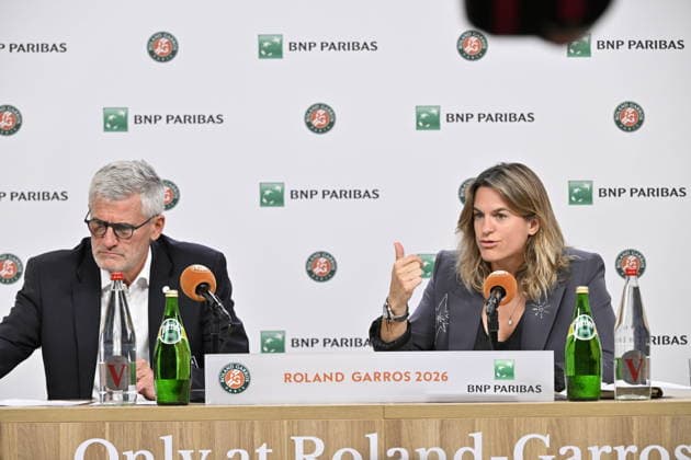 Tennis -Internationaux de France - Roland Garros 2026 - ITF - 07 06 2026 - Tennis -Internationaux de France - Roland Garros 2026 - ITF - 07 06 2026 - Amelie Mauresmo - conference de Presse - France ParisFrance  Copyright: xChryslenexCaillaud Psnewzx