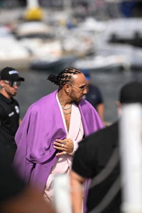 June 7, 2026, Montecarlo, Monaco, Monaco: British driver Lewis Hamilton, Scuderia Ferrari HP arrives on sunday in the Paddock of the Formula 1 Louis Vuitton Grand Prix de Monaco, Montecarlo. FIA Formula 1 2026  - ZUMAf150 20260607_zsp_f150_008 Copyright: xDaisyxFacinellix