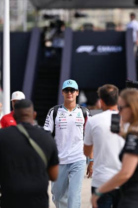 June 7, 2026, Montecarlo, Monaco, Monaco: British driver George Russell,Mercedes AMG PETRONAS Formula One Team arrives on sunday in the Paddock of the Formula 1 Louis Vuitton Grand Prix de Monaco, Montecarlo. FIA Formula 1 2026  - ZUMAf150 20260607_zsp_f150_011 Copyright: xDaisyxFacinellix