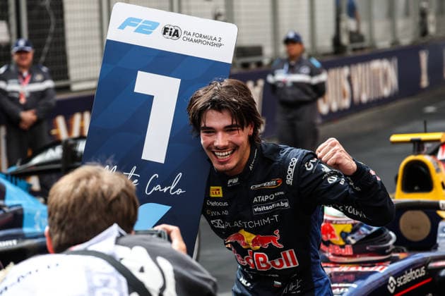 AUTO - FORMULA 2 2026 - MONACO TSOLOV Nikola (bul), Campos Racing, Dallara F2 2024, portrait celebration during the 4th round of the 2026 FIA Formula 2 Championship from June 5 to 7, 2026 on the Circuit de Monaco, in Monte-Carlo, Monaco - Monte-CarloMonaco  Copyright: xEricxAlonsox