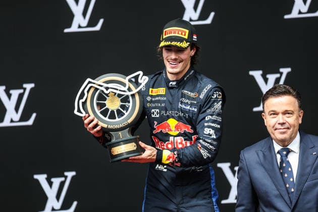 AUTO - FORMULA 2 2026 - MONACO TSOLOV Nikola (bul), Campos Racing, Dallara F2 2024, portrait podium during the 4th round of the 2026 FIA Formula 2 Championship from June 5 to 7, 2026 on the Circuit de Monaco, in Monte-Carlo, Monaco - Monte-CarloMonaco  Copyright: xEricxAlonsox