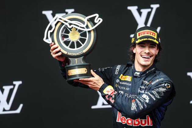 AUTO - FORMULA 2 2026 - MONACO TSOLOV Nikola (bul), Campos Racing, Dallara F2 2024, portrait podium during the 4th round of the 2026 FIA Formula 2 Championship from June 5 to 7, 2026 on the Circuit de Monaco, in Monte-Carlo, Monaco - Monte-CarloMonaco  Copyright: xEricxAlonsox