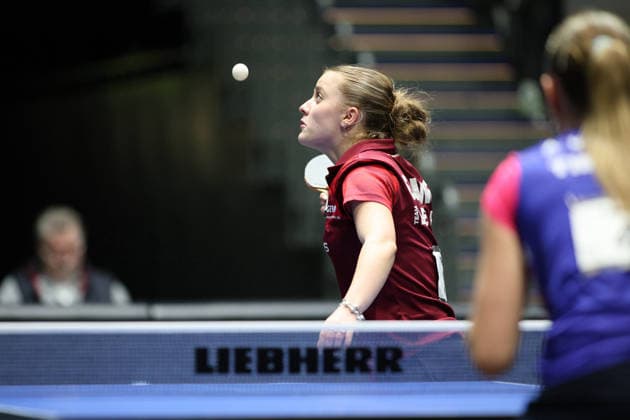 Mia Griesel GER Erfurt TT Finals 2026 Deutsche Meisterschaft, Tischtennis Messehalle Erfurt 06.06.2026. GER Erfurt TT Finals 2026 Deutsche Meisterschaft, Tischtennis Messehalle Erfurt 06.06.2026 Thueringen Deutsche Meiterschaft 06.06.2026 Erfurt