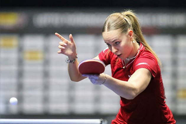 Annet Kaufmann GER Erfurt TT Finals 2026 Deutsche Meisterschaft, Tischtennis Messehalle Erfurt 07.06.2026. GER Erfurt TT Finals 2026 Deutsche Meisterschaft, Tischtennis Messehalle Erfurt 07.06.2026 Thueringen Deutsche Meiterschaft 06.06.2026 Erfurt