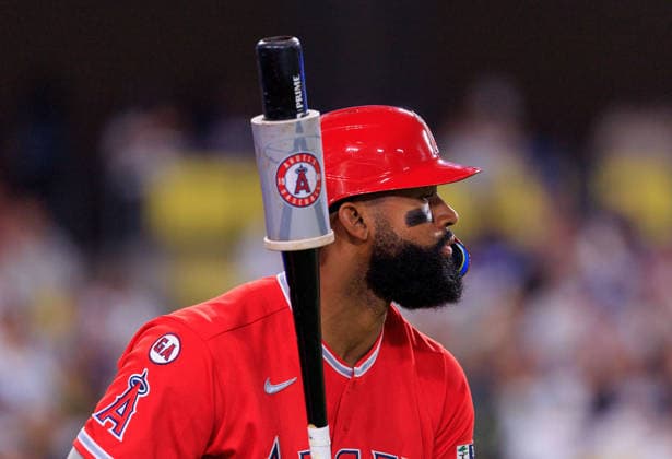 June 6, 2026, Los Angeles, California, USA: Jo Adell 7 of the Los Angeles Angels during a regular season MLB, Baseball Herren, USA game against the Los Angeles Dodgers on Saturday June 6, 2026 at Dodger Stadium in Los Angeles, California. Dodgers defeat Angels, 9-2. JAVIER ROJAS PI Los Angeles USA - ZUMAp124 20260606_zaa_p124_082 Copyright: xJavierxRojasx