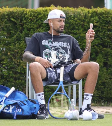 07.06.2026, Boss Open 2026, ATP, Tennis Herren Tour 250 Stuttgart, TTC Weissenhof, Tennis, im Bild: Nick Kyrgios (AUS)