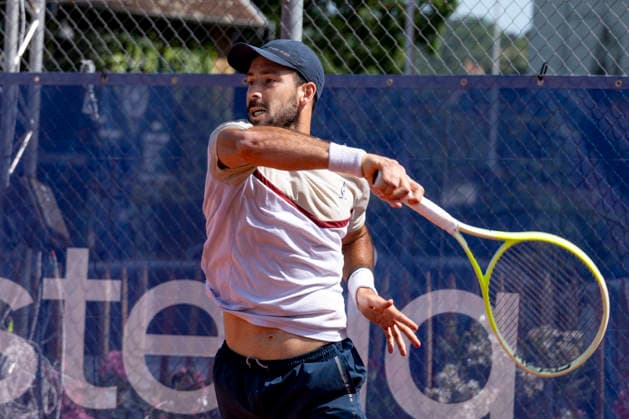 TENNIS : Open Sopra Steria - Lyon Villeurbanne 07 06 2026 Mariano KESTELBOIM (ARG) affronte Iliyan RADULOV ( BUL) lors des qualifications du tournoi de tennis ATP, Tennis Herren Challenger Tour, Open Sopra Steria Ã Lyon-Villeurbanne, le 07 06 2026. Photo Sandrine Thesillat PsNewZ  Copyright: xSandrinexTHESILLATx