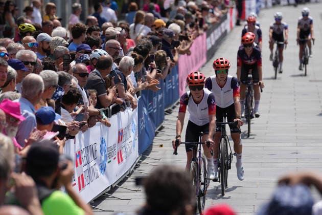 Start during Stage 9 of the Giro d™Italia Women, from Saluzzo to Saluzzo, Italy, Sunday, June 7, 2026.  Copyright: xDavidexSpada Lapressex