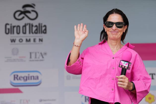 Fabiana Luperini during Stage 9 of the Giro d™Italia Women, from Saluzzo to Saluzzo, Italy, Sunday, June 7, 2026.  Copyright: xDavidexSpada Lapressex