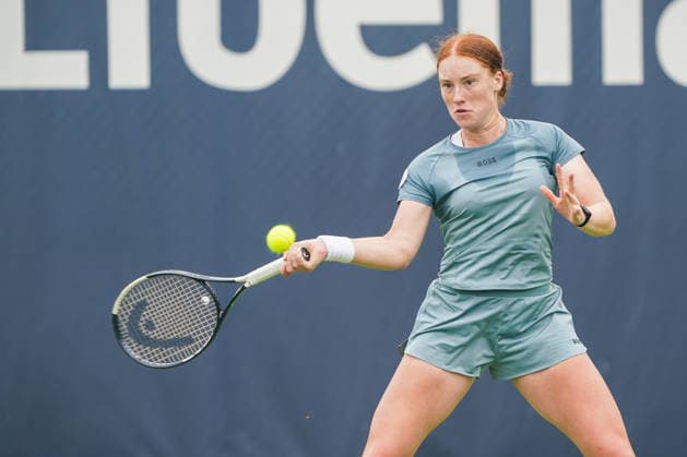 2026-06-07 - Libema Open 2026 ROSMALEN, NETHERLANDS - JUNE 7: Ella Seidel of Germany during the Libema Open 2026 at the Autotron on June 7, 2026 in Rosmalen, Netherlands Rosmalen Autotron Netherlands Content not available for redistribution in The Netherlands directly or indirectly through any third parties. Copyright: xAndrexWeeningx
