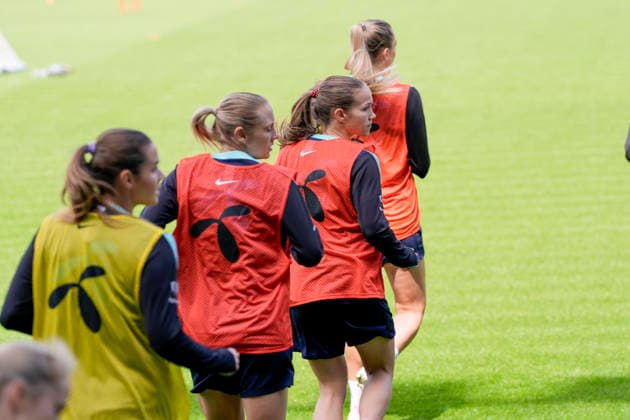 Womens national football team Oslo 20260607 Guro Reiten prepares for the World Cup qualifier against Austria at Ullevaal Stadium Photo Terje Bendiksby NTB Oslo Norway EDITORIAL USE ONLY RESTRICTED USE FOR BETTING COMPANIES  Copyright: xTerjexBendiksbyx xNTBx
