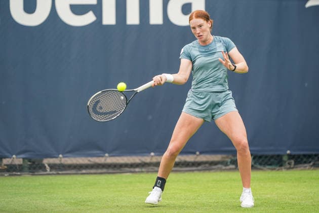 2026-06-07 - Libema Open 2026 ROSMALEN, NETHERLANDS - JUNE 7: Ella Seidel of Germany during the Libema Open 2026 at the Autotron on June 7, 2026 in Rosmalen, Netherlands Rosmalen Autotron Netherlands Content not available for redistribution in The Netherlands directly or indirectly through any third parties. Copyright: xAndrexWeeningx