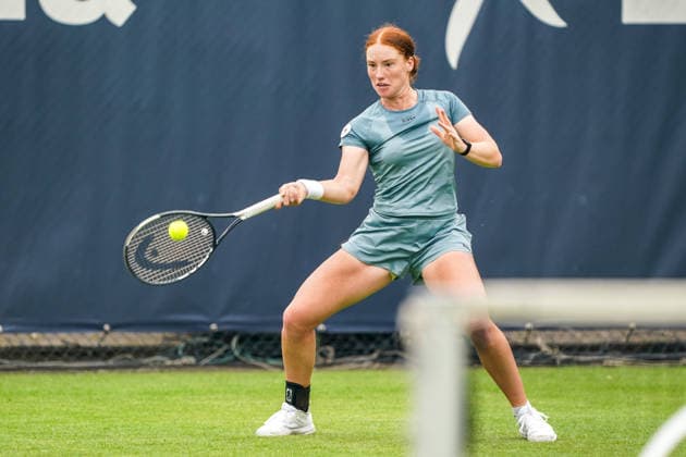 2026-06-07 - Libema Open 2026 ROSMALEN, NETHERLANDS - JUNE 7: Ella Seidel of Germany during the Libema Open 2026 at the Autotron on June 7, 2026 in Rosmalen, Netherlands Rosmalen Autotron Netherlands Content not available for redistribution in The Netherlands directly or indirectly through any third parties. Copyright: xAndrexWeeningx