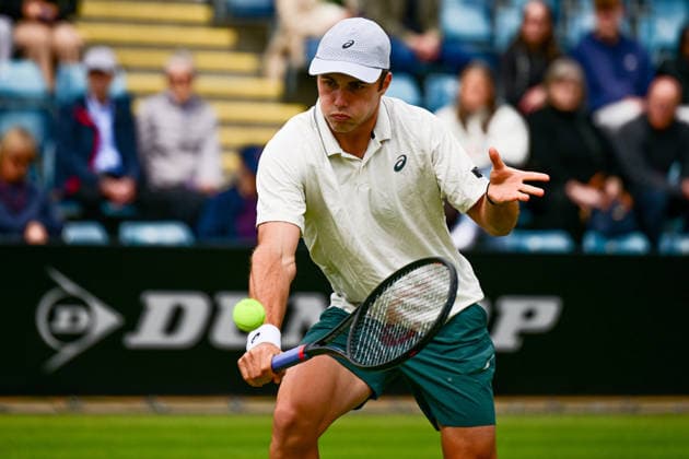 Tennis Lexus Birmingham Open WTA125 ATP, Tennis Herren Challenger Arthur Fery of Great Britain returns during the Lexus Birmingham Open WTA125 ATP Challenger tennis at Edgbaston Priory Club, Birmingham, UK on 7 June 2026. Birmingham Edgbaston Priory Club West Midlands UK Editorial use only , Copyright: xDennisxGoodwinx PSI-24321-0006